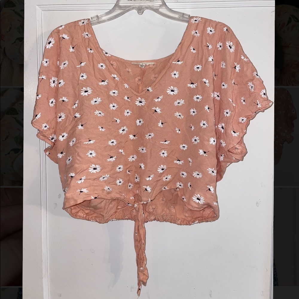Flower crop top